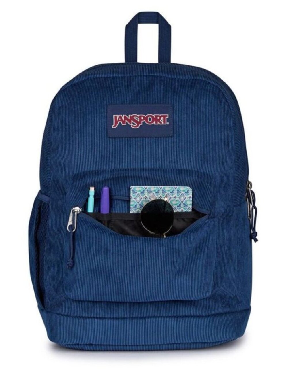 JanSport - Cross Town Plus Remix 17" Backpack -  Navy Blue, laptop case - Picture 2 of 11